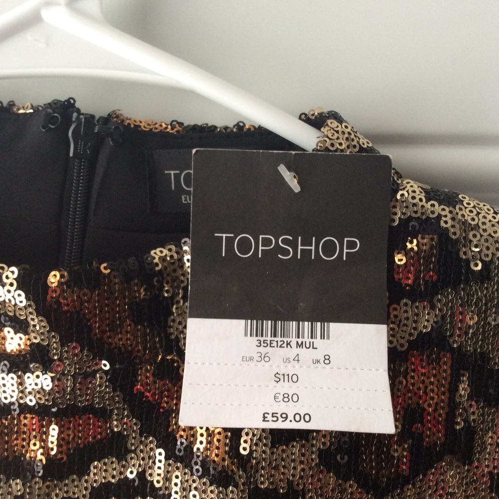 Animal print sequined dress - Picture 2 of 3